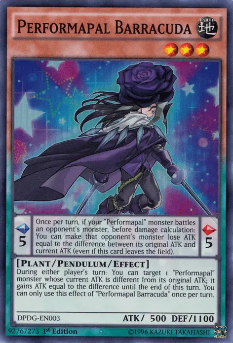 Performapal Barracuda [DPDG-EN003] Super Rare - Doe's Cards