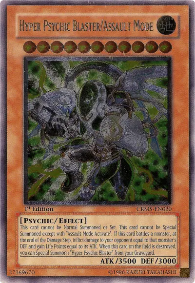 Hyper Psychic Blaster/Assault Mode [CRMS-EN020] Ultimate Rare - Doe's Cards