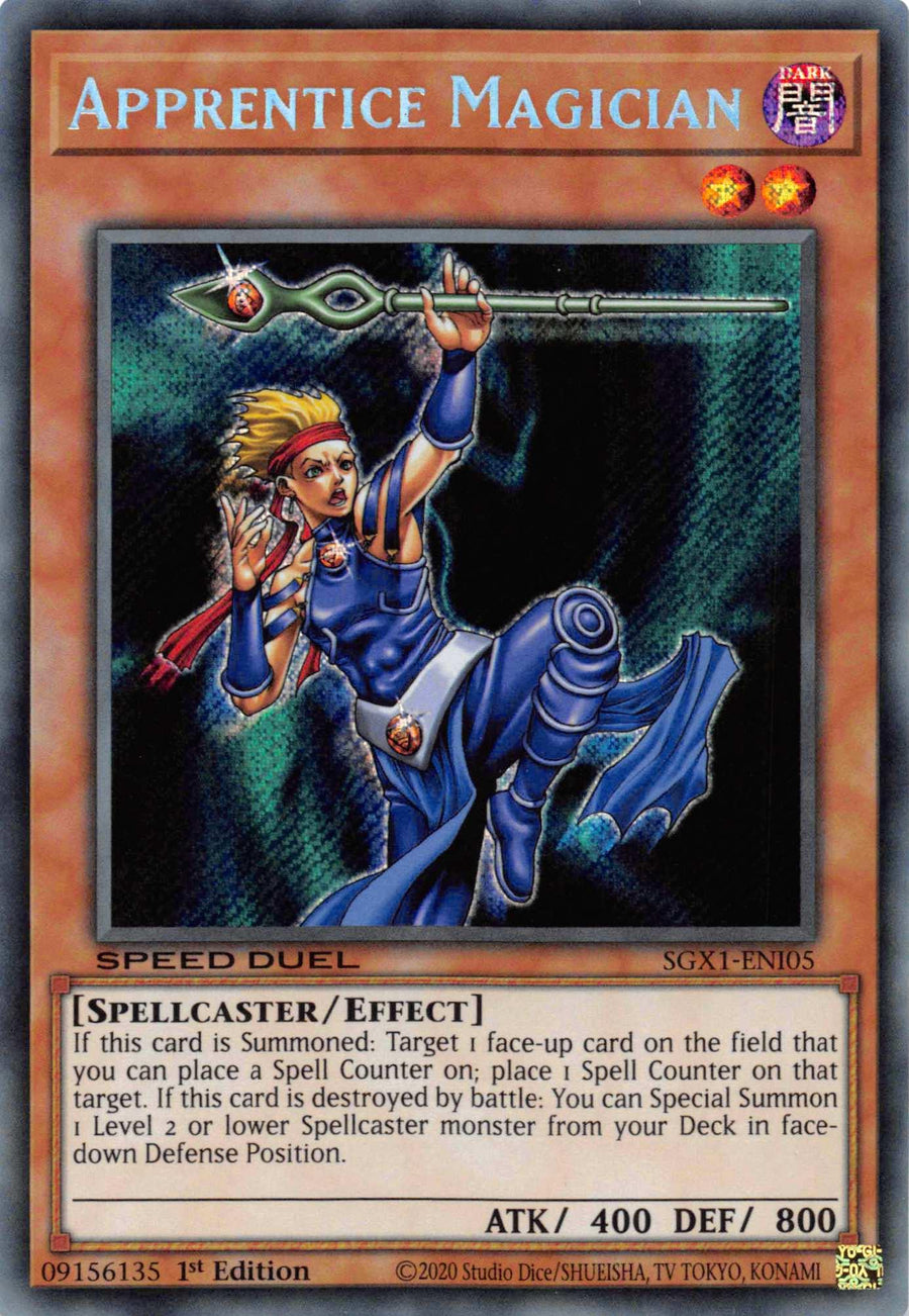 Apprentice Magician [SGX1-ENI05] Secret Rare - Doe's Cards