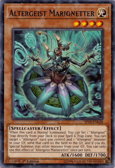 Altergeist Marionetter [SP18-EN028] Starfoil Rare - Doe's Cards