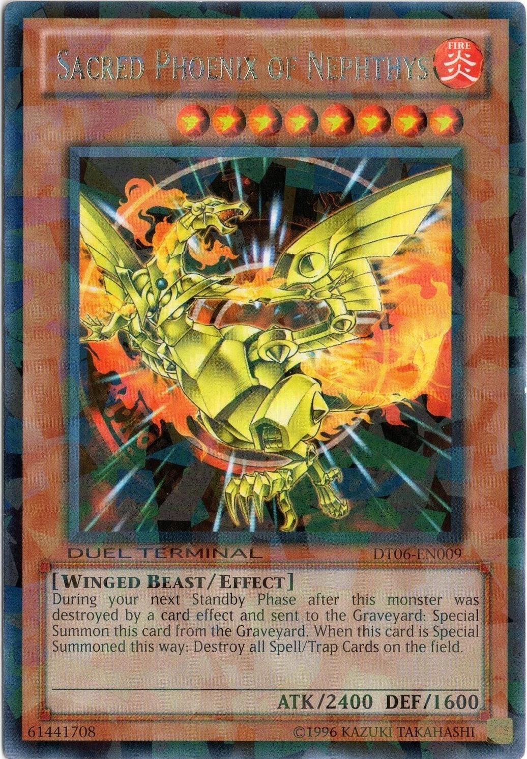 Sacred Phoenix of Nephthys [DT06-EN009] Rare - Doe's Cards
