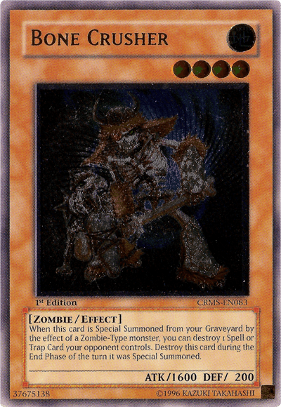 Bone Crusher [CRMS-EN083] Ultimate Rare - Doe's Cards