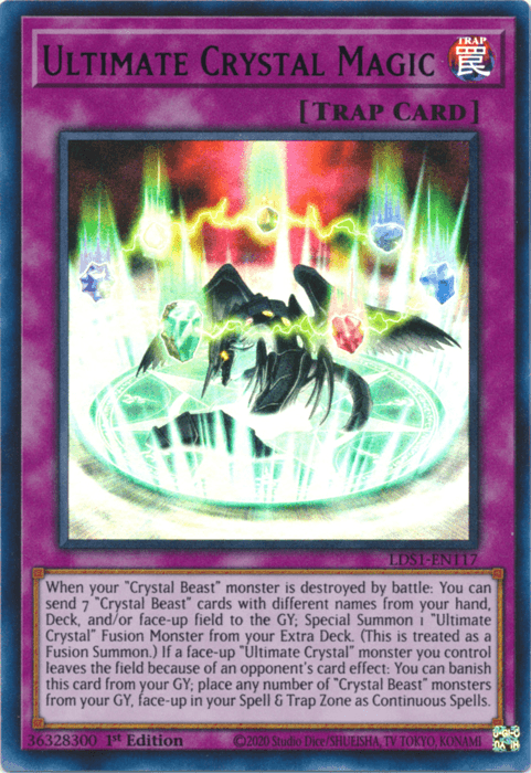 Ultimate Crystal Magic (Blue) [LDS1-EN117] Ultra Rare - Doe's Cards