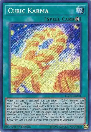 Cubic Karma [MVP1-ENS41] Secret Rare - Doe's Cards