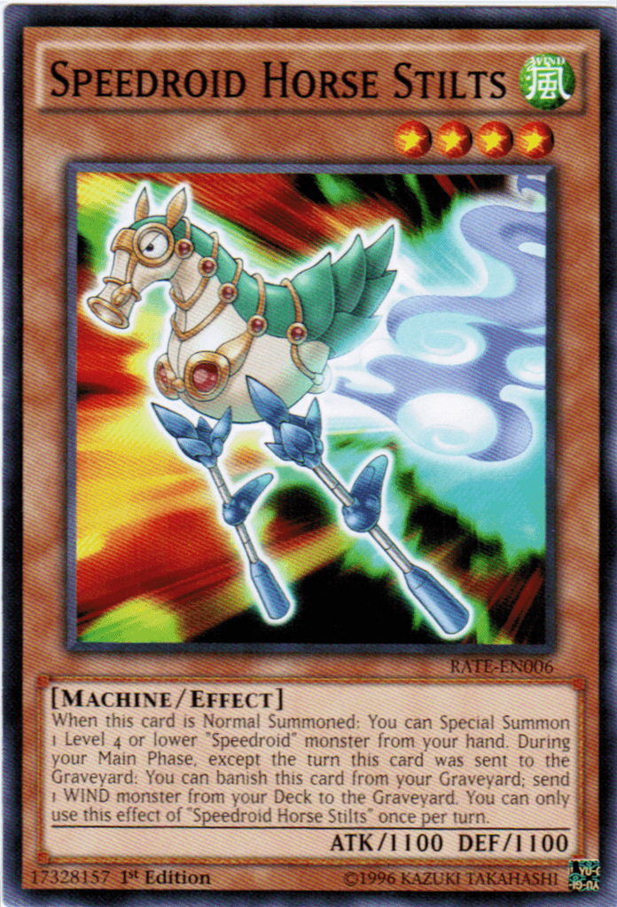 Speedroid Horse Stilts [RATE-EN006] Common - Doe's Cards