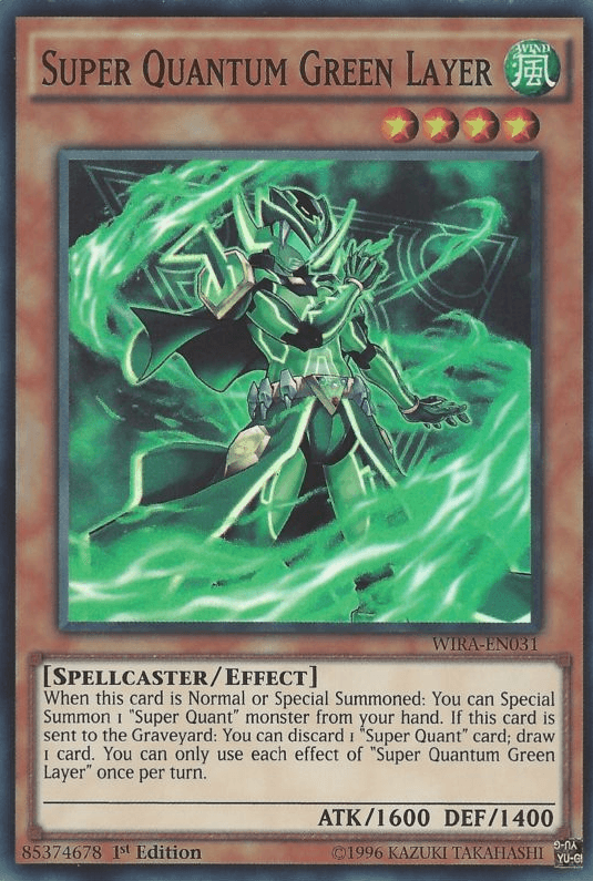 Super Quantum Green Layer [WIRA-EN031] Super Rare - Doe's Cards