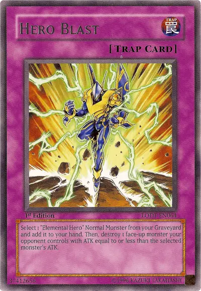 Hero Blast [LODT-EN064] Rare - Doe's Cards