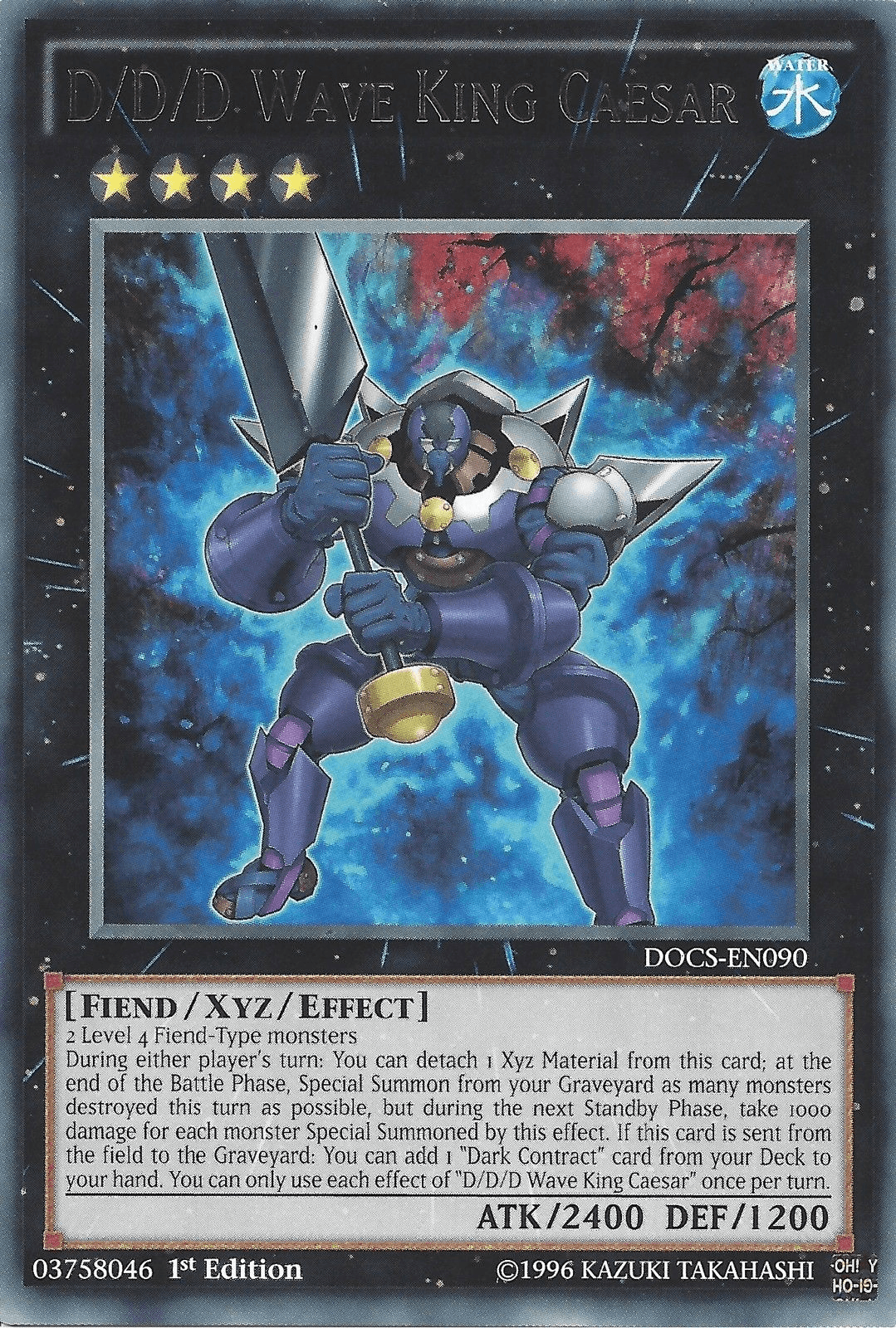 D/D/D Wave King Caesar [DOCS-EN090] Rare - Doe's Cards