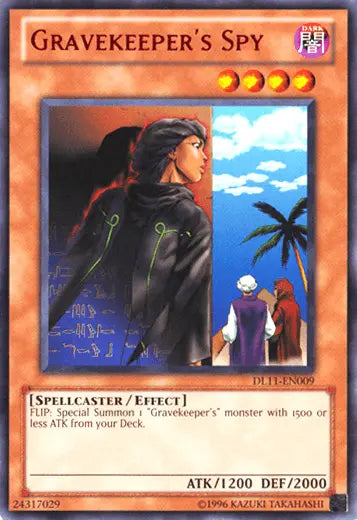 Gravekeeper's Spy (Red) [DL11-EN009] Rare - Doe's Cards