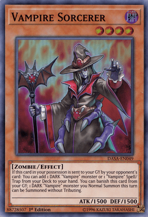 Vampire Sorcerer [DASA-EN049] Super Rare - Doe's Cards