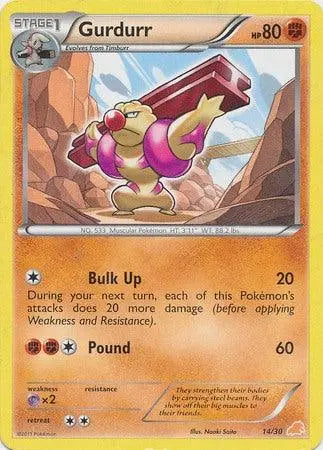 Gurdurr (14/30) [Black & White: Trainer Kit] - Doe's Cards