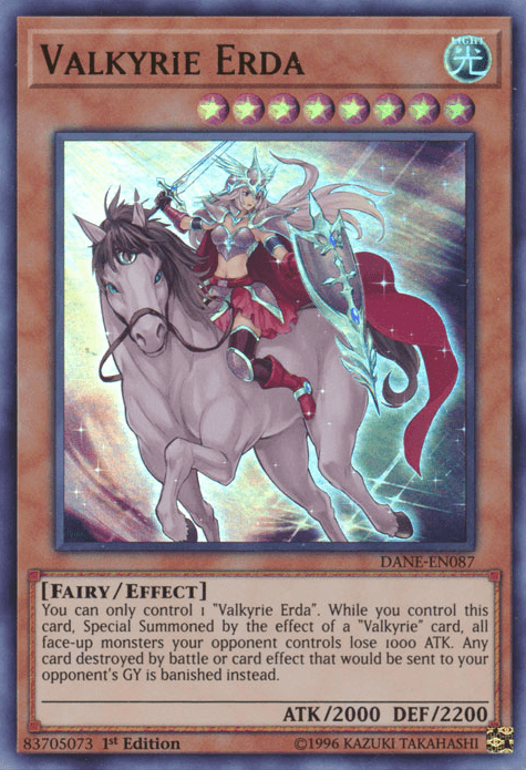 Valkyrie Erda [DANE-EN087] Ultra Rare - Doe's Cards