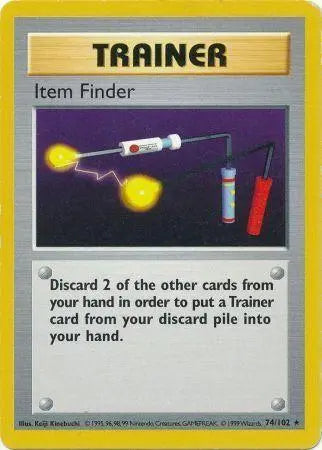 Item Finder (74/102) [Base Set Shadowless Unlimited] - Doe's Cards