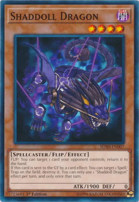 Shaddoll Dragon [SDSH-EN007] Common - Doe's Cards