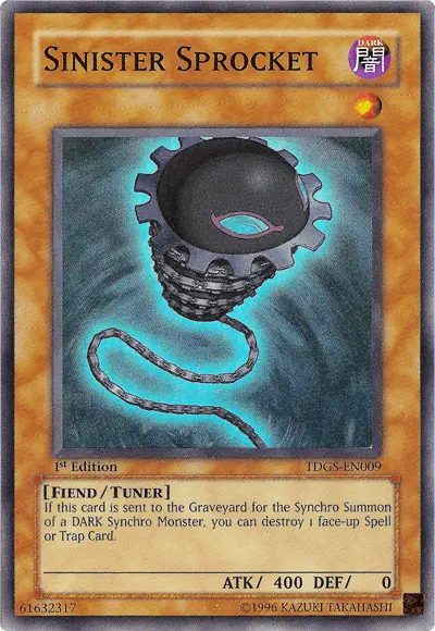 Sinister Sprocket [TDGS-EN009] Super Rare - Doe's Cards
