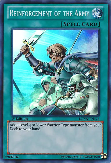 Reinforcement of the Army [LCYW-EN173] Super Rare - Doe's Cards