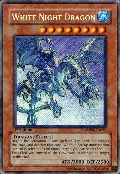 White Night Dragon [ANPR-EN092] Secret Rare - Doe's Cards