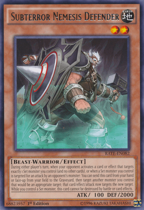 Subterror Nemesis Defender [RATE-EN082] Rare - Doe's Cards