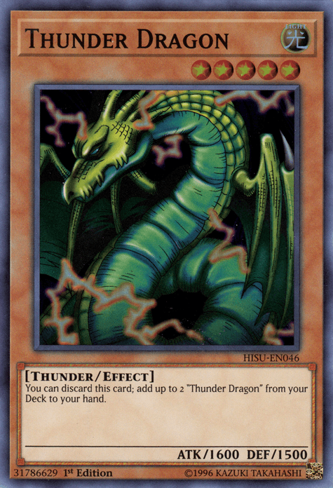 Thunder Dragon [HISU-EN046] Super Rare - Doe's Cards