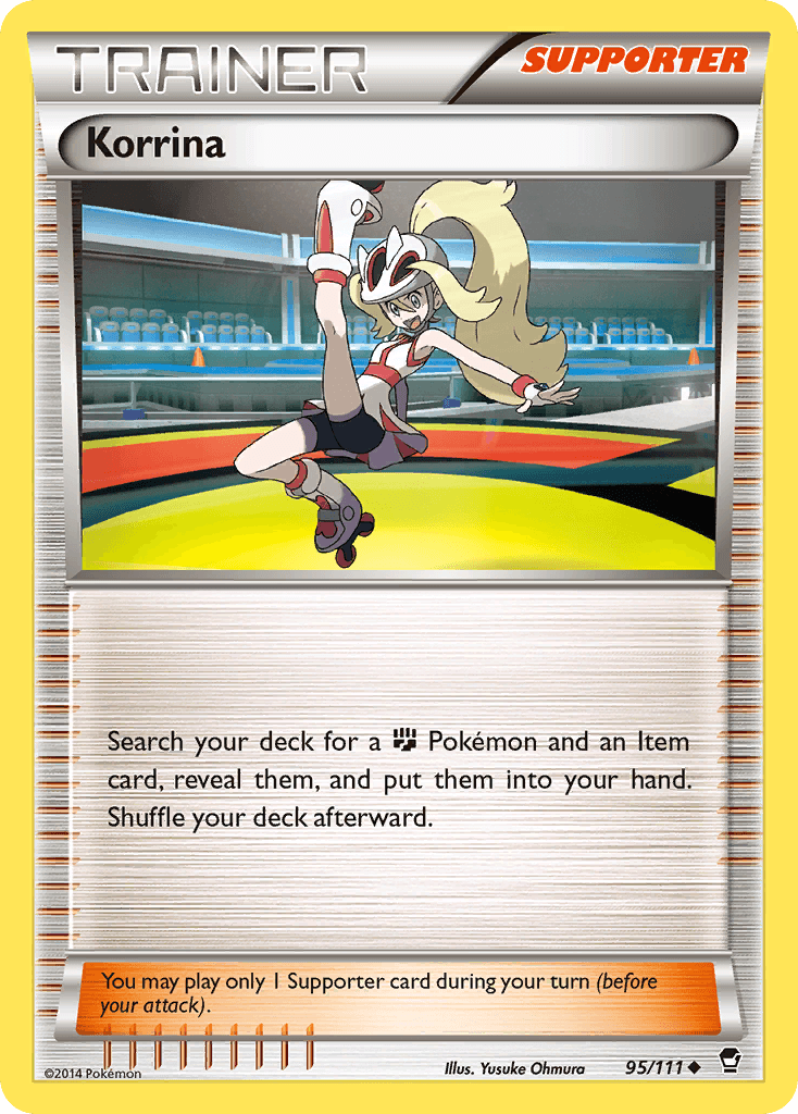 Korrina (95/111) [XY: Furious Fists] - Doe's Cards