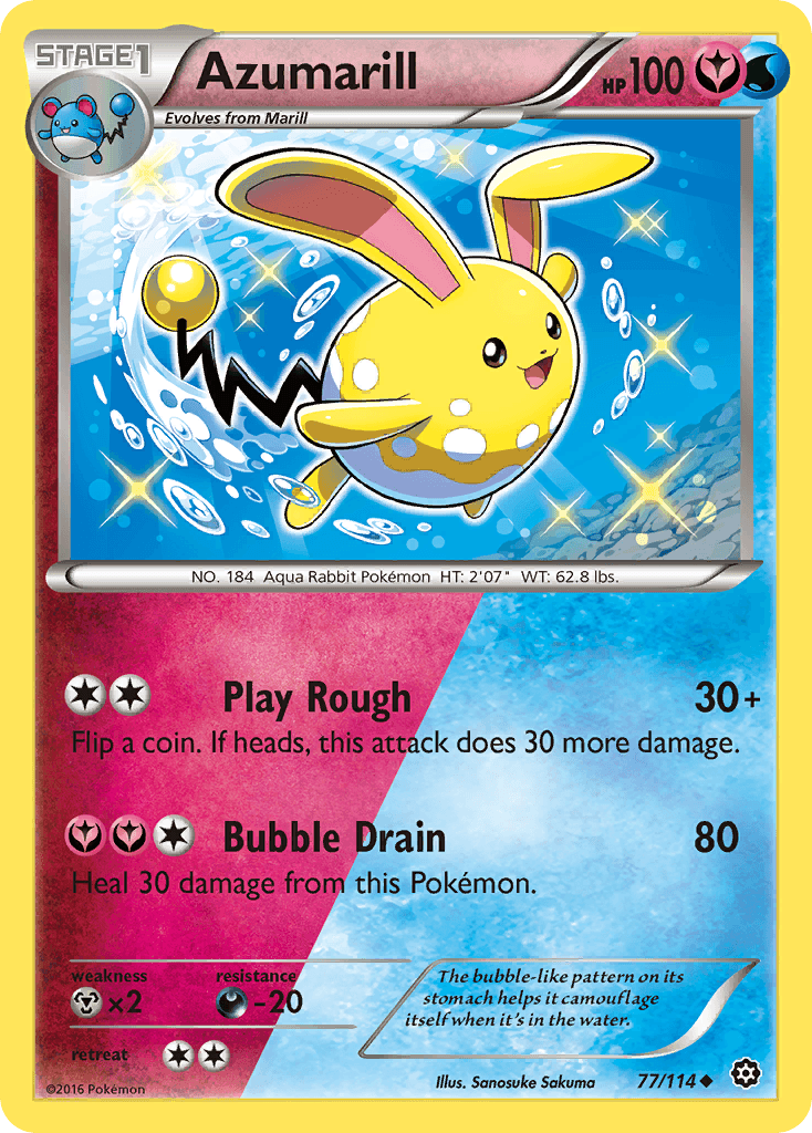 Azumarill (77/114) [XY: Steam Siege] - Doe's Cards