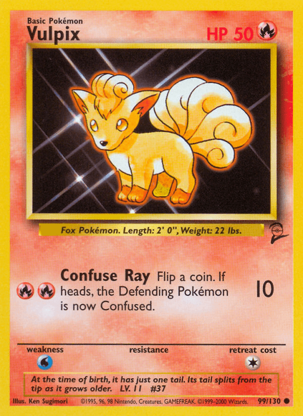 Vulpix (99/130) [Base Set 2] - Doe's Cards