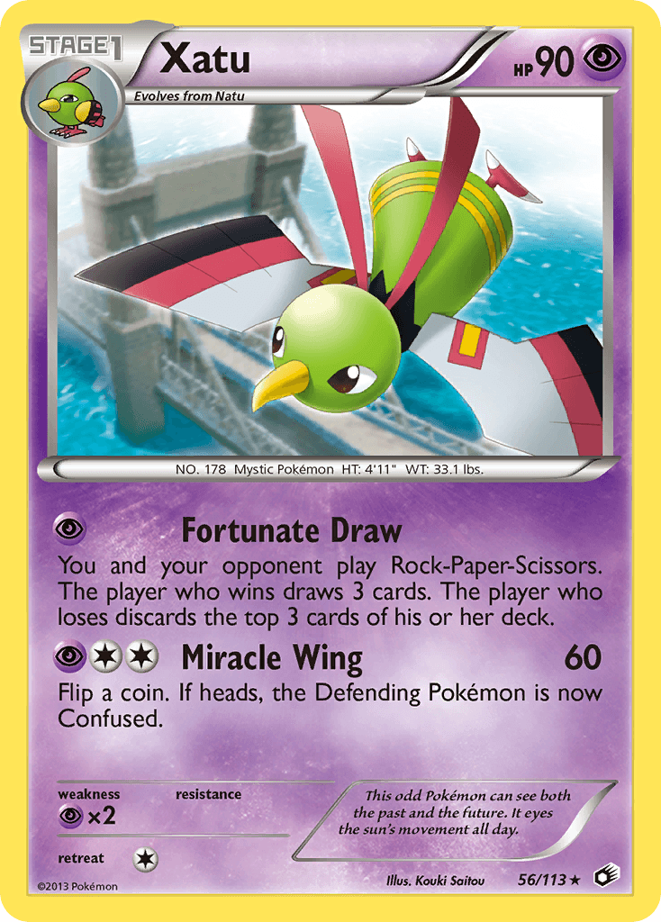 Xatu (56/113) [Black & White: Legendary Treasures] - Doe's Cards