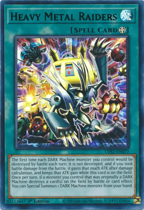 Heavy Metal Raiders (Green) [LDS1-EN077] Ultra Rare - Doe's Cards