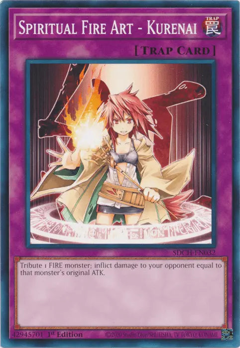 Spiritual Fire Art - Kurenai [SDCH-EN032] Common - Doe's Cards
