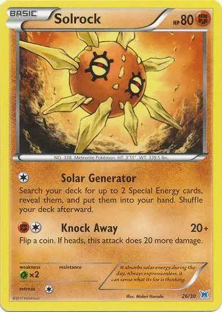 Solrock (26/30) [XY: Trainer Kit - Latias & Latios] - Doe's Cards