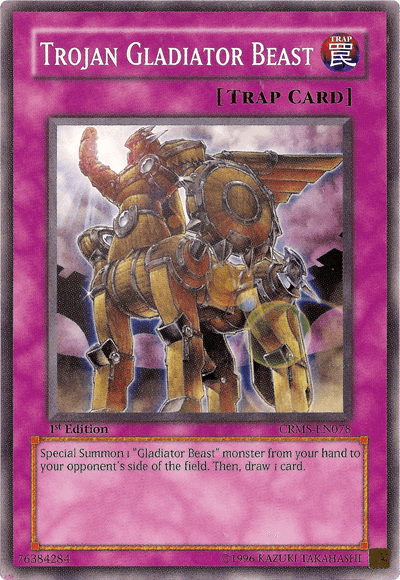 Trojan Gladiator Beast [CRMS-EN078] Common - Doe's Cards