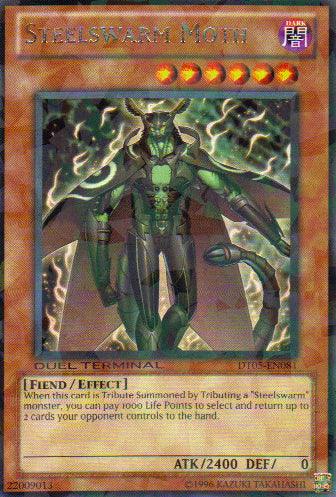 Steelswarm Moth [DT05-EN081] Rare - Doe's Cards