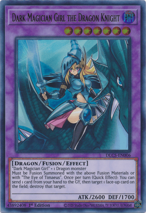 Dark Magician Girl the Dragon Knight [DLCS-EN006] Ultra Rare - Doe's Cards