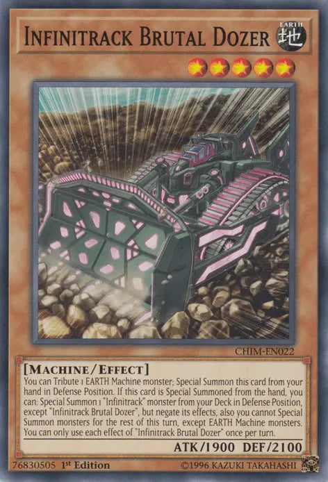 Infinitrack Brutal Dozer [CHIM-EN022] Common - Doe's Cards