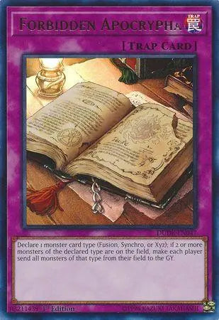 Forbidden Apocrypha [DUDE-EN047] Ultra Rare - Doe's Cards