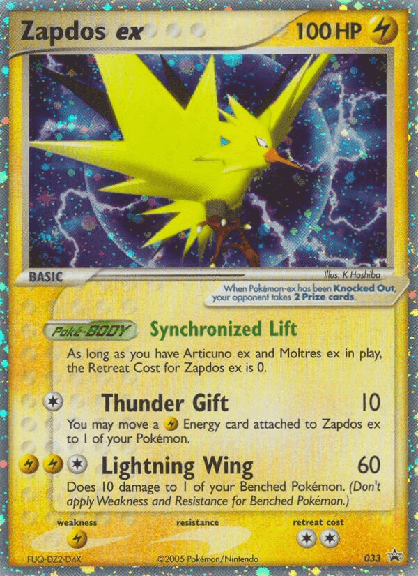 Zapdos ex (033) [Nintendo: Black Star Promos] - Doe's Cards