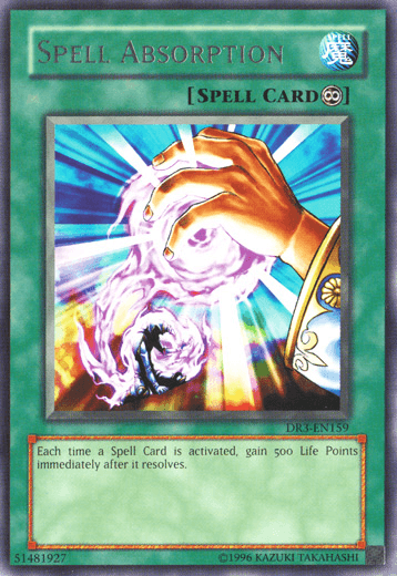 Spell Absorption [DR3-EN159] Rare - Doe's Cards