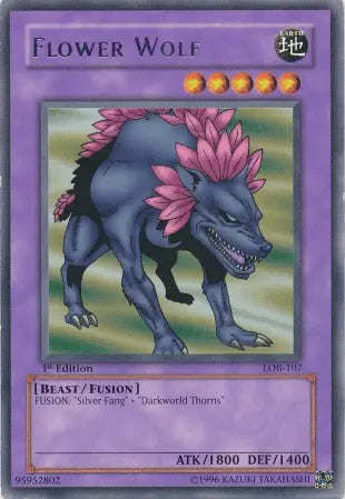 Flower Wolf [LOB-107] Rare - Doe's Cards