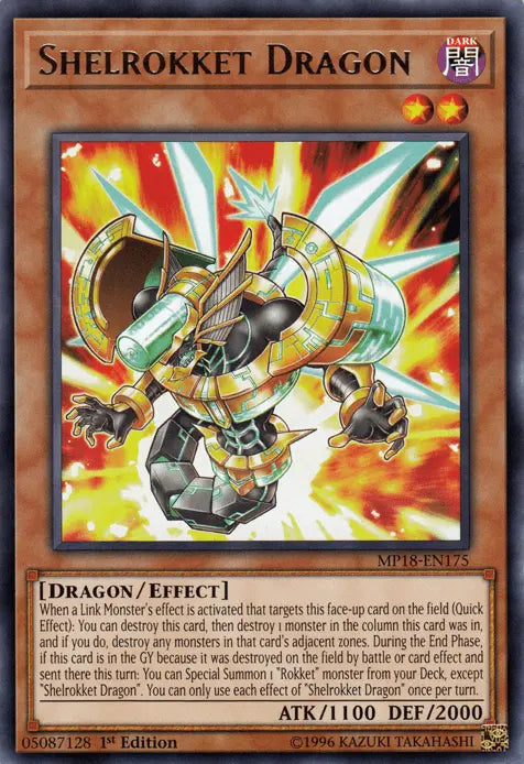 Shelrokket Dragon [MP18-EN175] Rare - Doe's Cards