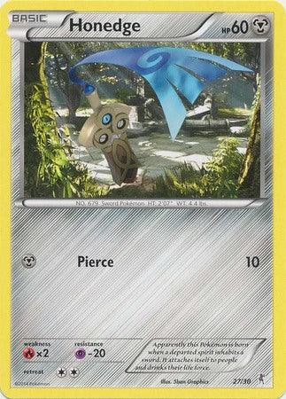 Honedge (27/30) [XY: Trainer Kit - Bisharp & Wigglytuff] - Doe's Cards