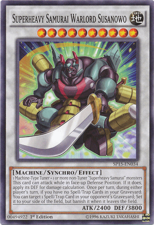 Superheavy Samurai Warlord Susanowo [SP15-EN034] Common - Doe's Cards