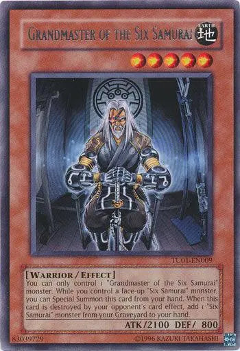 Grandmaster of the Six Samurai [TU01-EN009] Rare - Doe's Cards