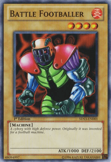 Battle Footballer [5DS3-EN001] Common - Doe's Cards