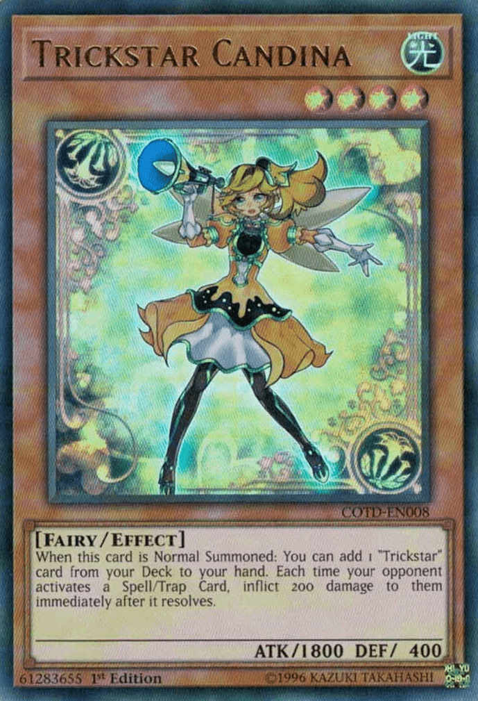 Trickstar Candina [COTD-EN008] Ultra Rare - Doe's Cards