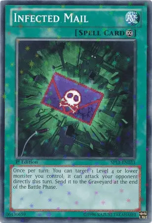 Infected Mail [SP13-EN033] Starfoil Rare - Doe's Cards