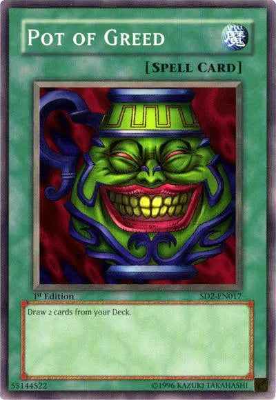 Pot of Greed [SD2-EN017] Common - Doe's Cards