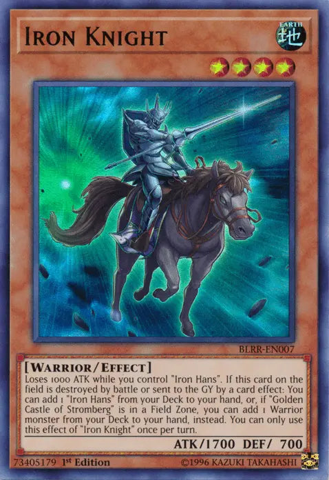 Iron Knight [BLRR-EN007] Ultra Rare - Doe's Cards