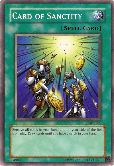 Card of Sanctity (Kids WB Duel of Destiny Promo) [EP1-EN000] Common - Doe's Cards