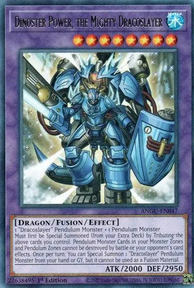 Dinoster Power, the Mighty Dracoslayer (Rare) [ANGU-EN047] Rare - Doe's Cards
