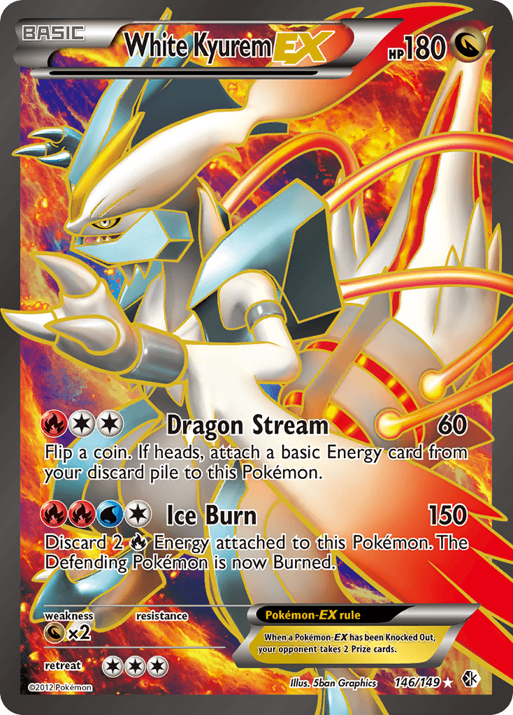 White Kyurem EX (146/149) [Black & White: Boundaries Crossed] - Doe's Cards